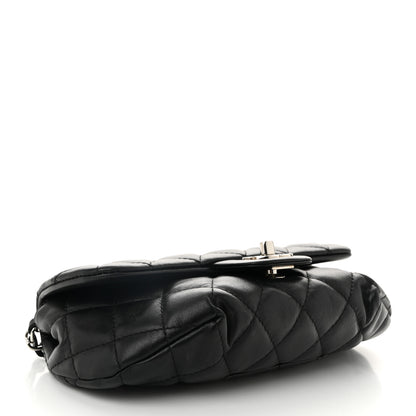 Chanel Calfskin Quilted CC Uniform Flap Belt Bag Black 4 of 11