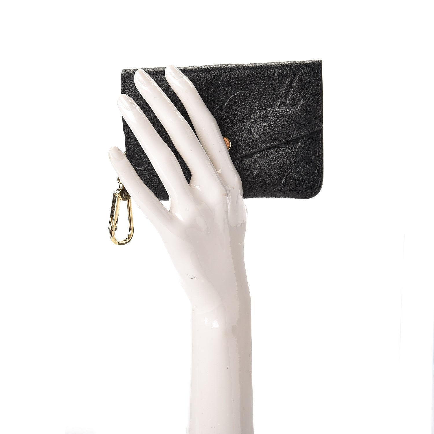 Louis Vuitton Empreinte Key Pouch Black 2 of 6
