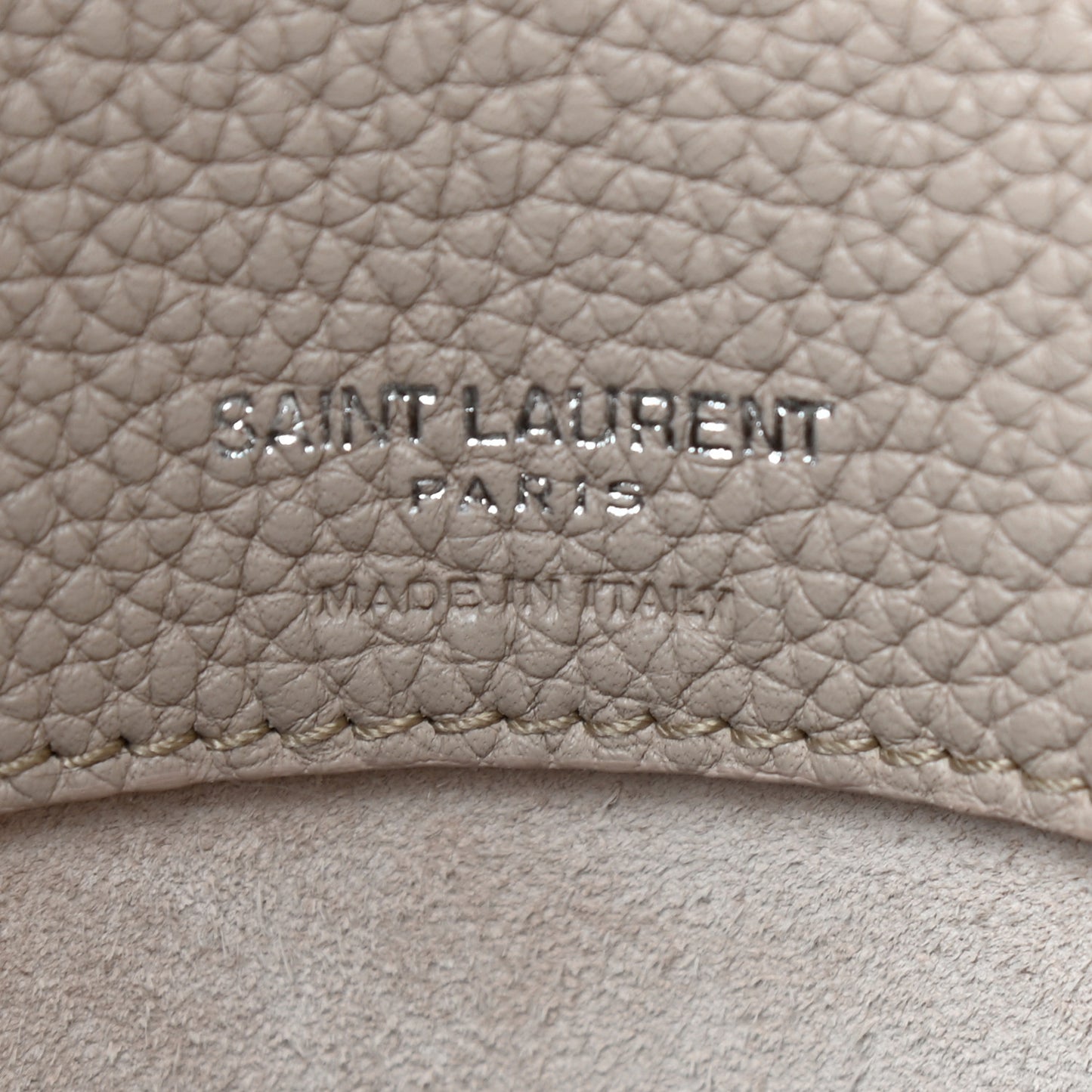 Grained Calfskin Small Supple Sac De Jour