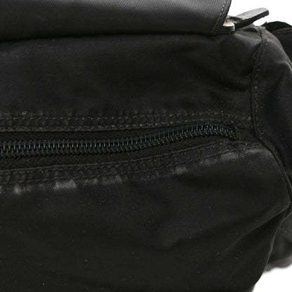 Prada Nylon New Vela Studded Messenger Bag Black 10 of 12