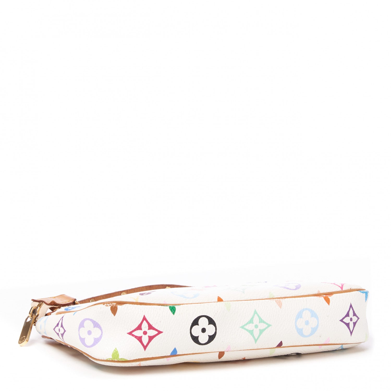 Louis Vuitton Monogram Multicolor Pochette Accessories White 3 of 7