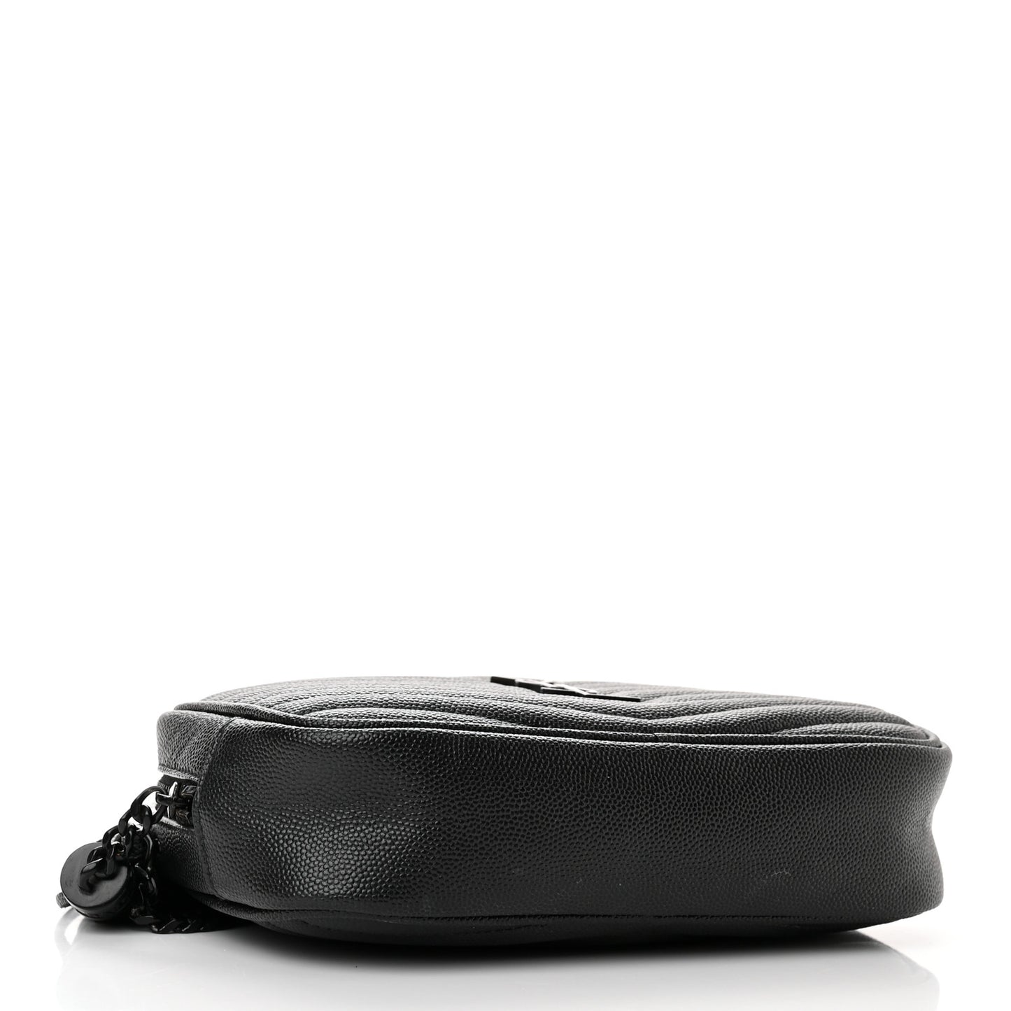 Grain De Poudre Matelasse Monochrome Monogram Mini Lou Camera Bag Black