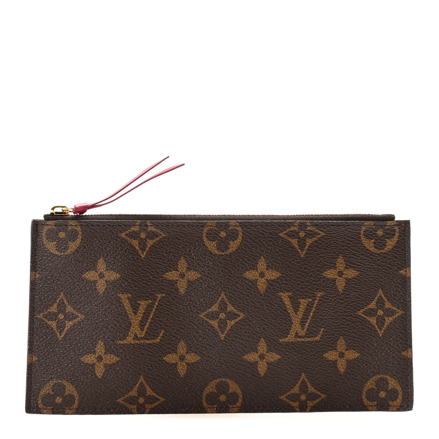 Louis Vuitton Monogram Felicie Chain Wallet Zippered Insert Fuchsia 1 of 6