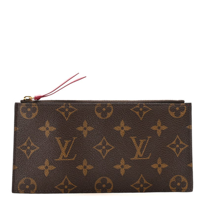 Louis Vuitton Monogram Felicie Chain Wallet Zippered Insert Fuchsia 1 of 6