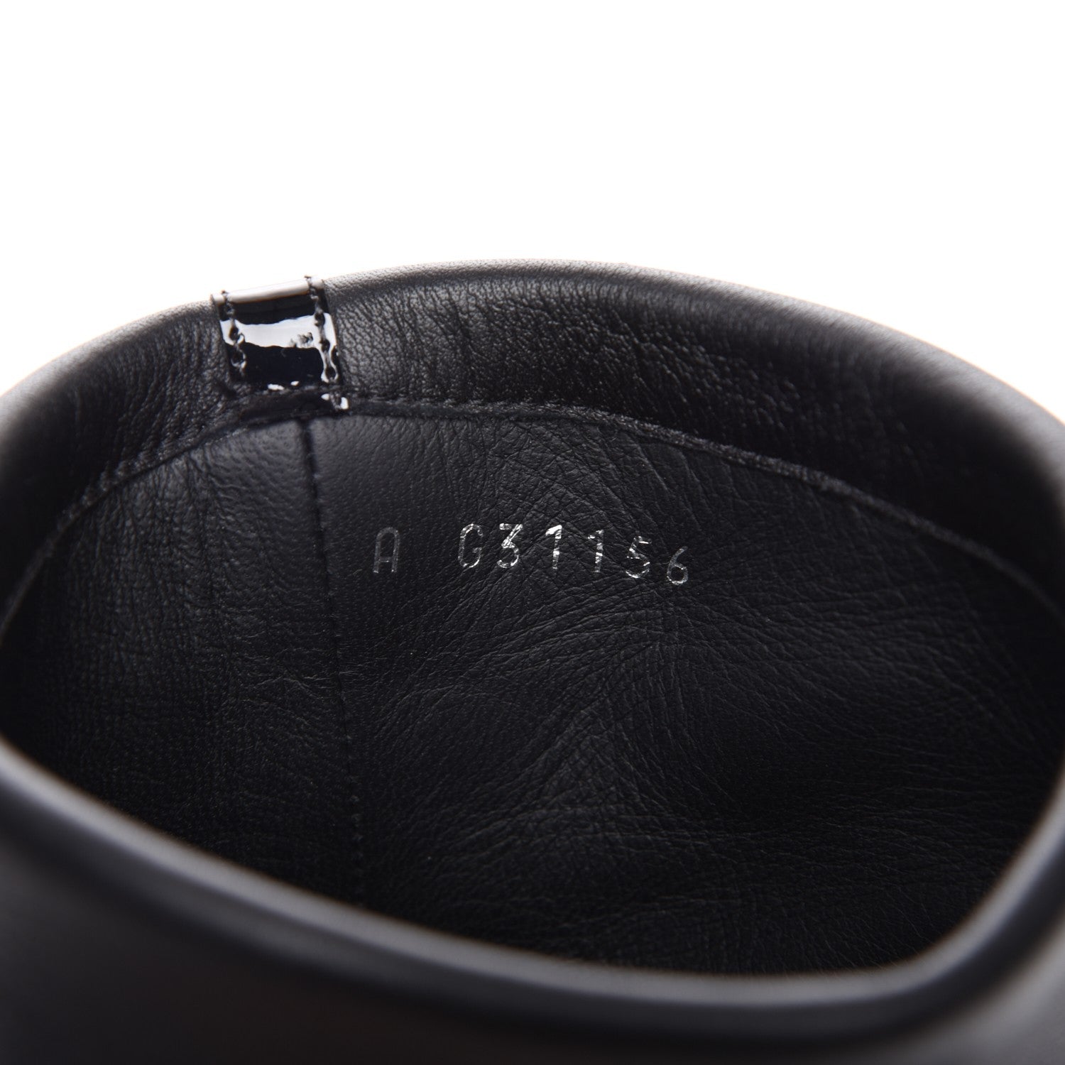 Chanel Calfskin CC Cap Toe Fold Over Boots 35.5 Black 7 of 8