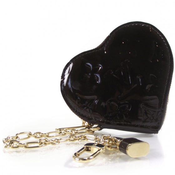 Vernis Coeur Heart Coin Purse Amarante