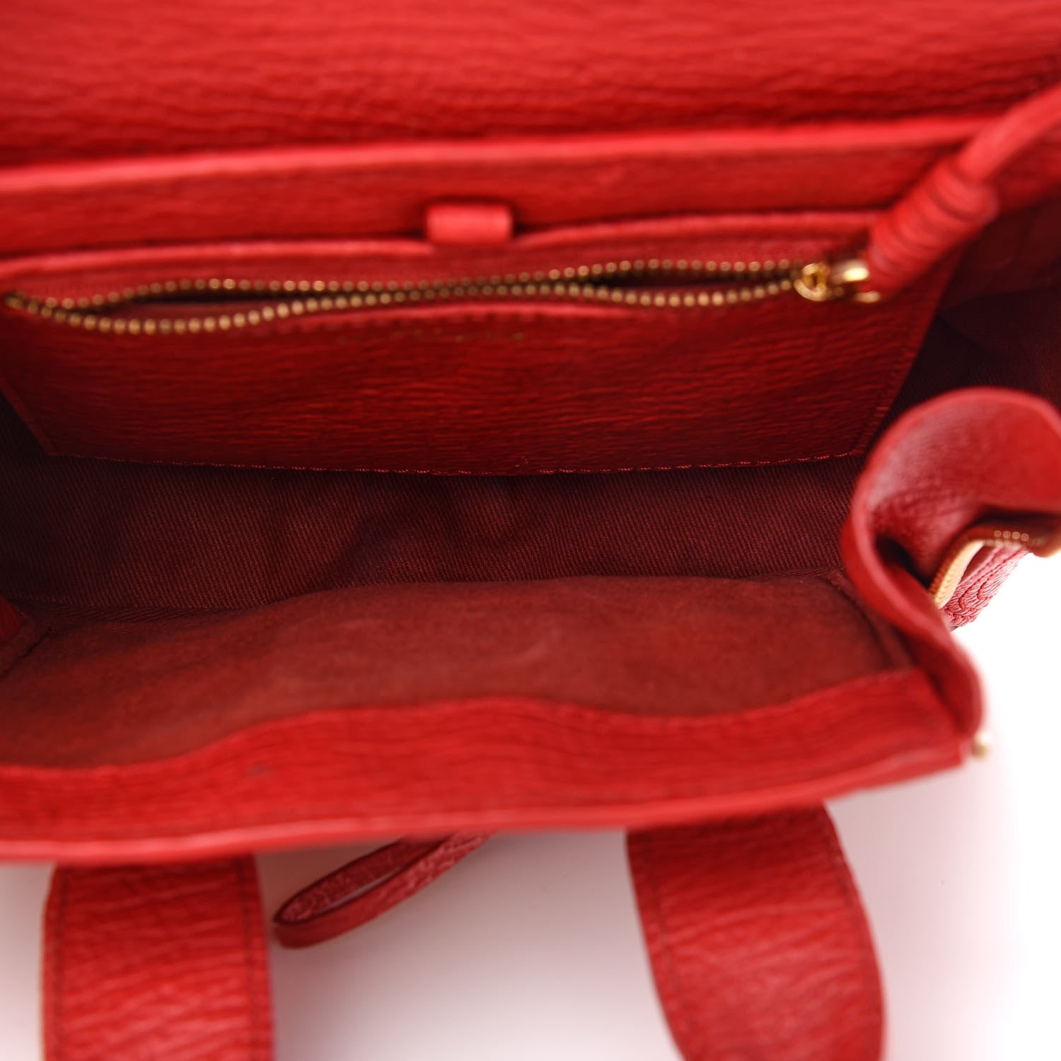 3.1 Phillip Lim Textured Calfskin Mini Pashli Satchel Red 5 of 10