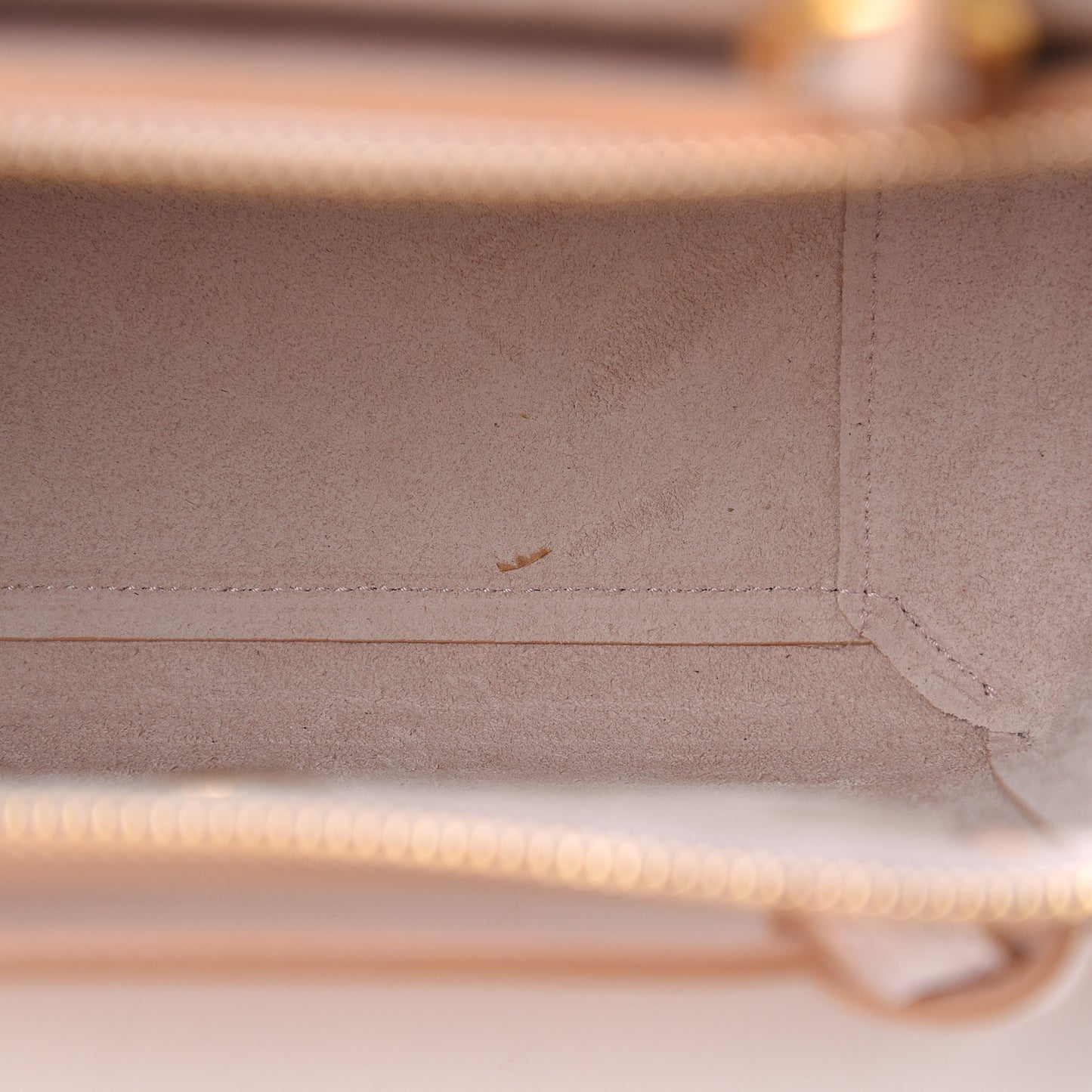 Grained Calfskin Nano Belt Bag Pale Pink