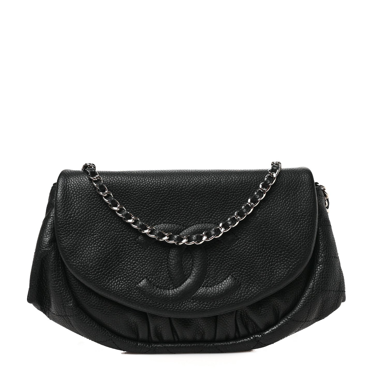 Caviar Half Moon Wallet On Chain WOC Black