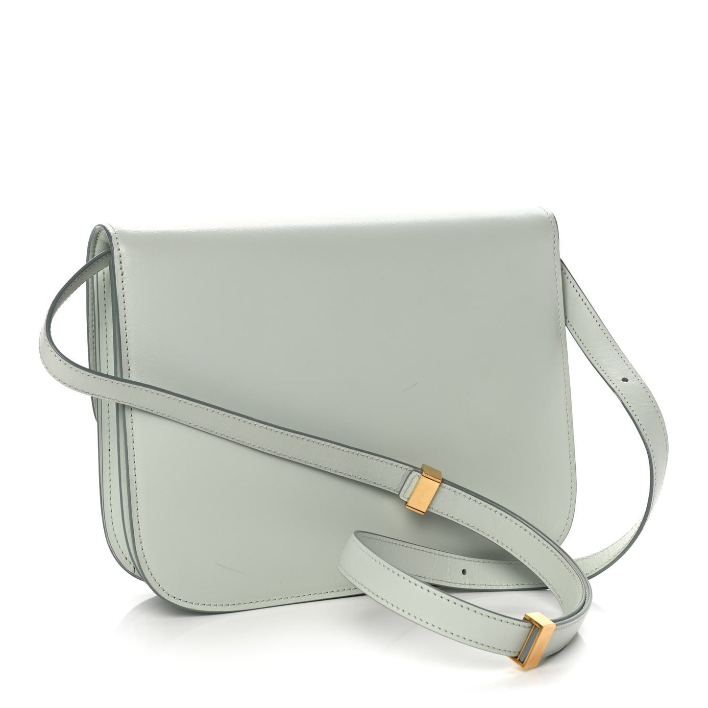 Box Calfskin Medium Classic Box Flap Bag Mint