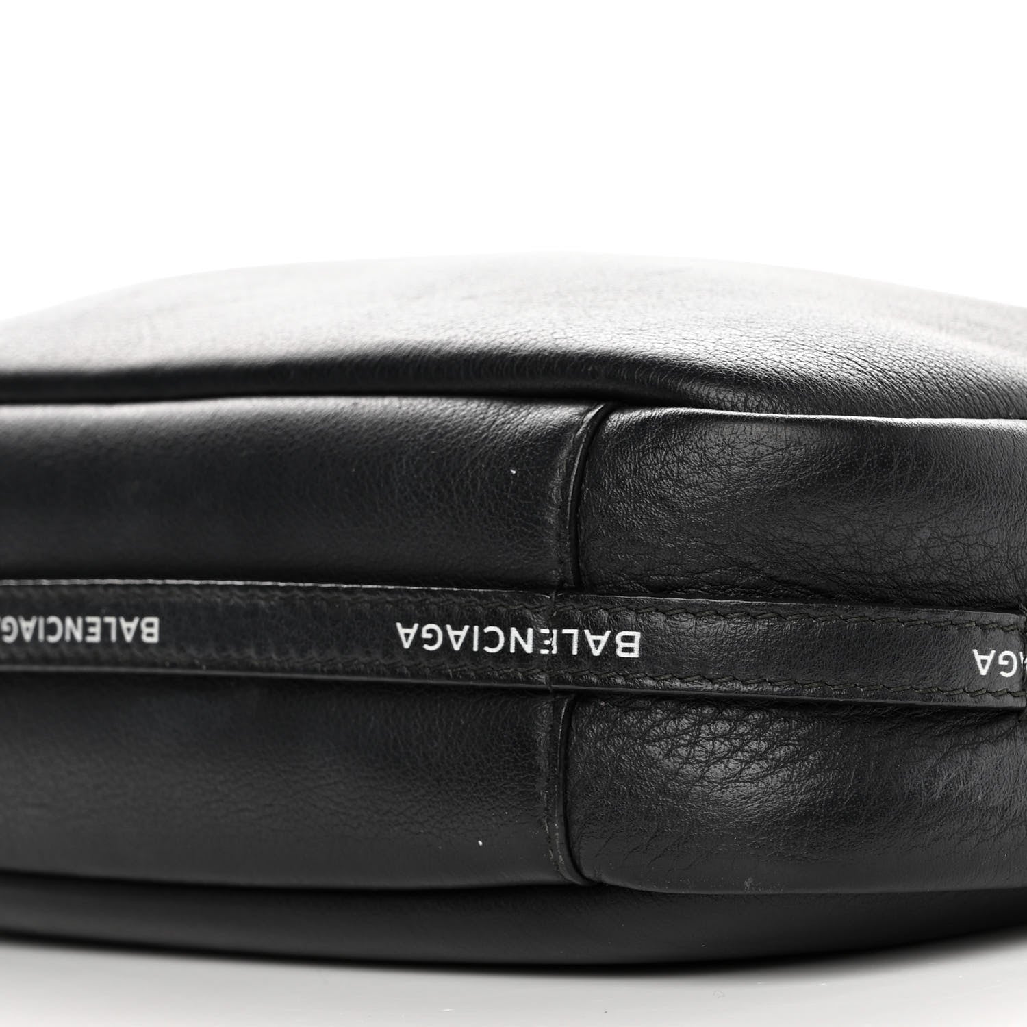 Balenciaga Calfskin Logo Strap S Everyday Camera Bag Black 9 of 12