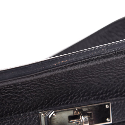 Hermes Taurillon Clemence Jypsiere 28 Black 11 of 16