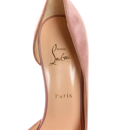 Christian Louboutin Suede Iriza 100 Pumps 40.5 Pink 7 of 9