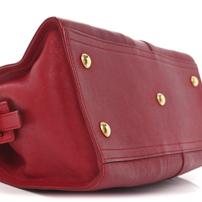 Saint Laurent Sheepskin Small Cabas ChYc Rouge Orient 9 of 10