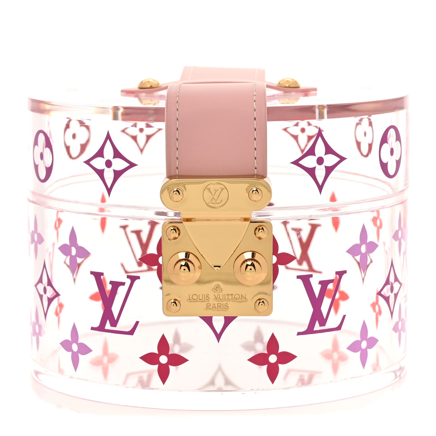 Louis Vuitton Transparent Plexiglass Box Scott Rose Ballerine 1 of 8