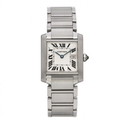 Cartier Stainless Steel 25mm Tank Francaise Quartz Watch 1 of 4