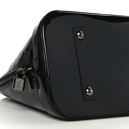 Louis Vuitton Vernis Alma GM Noir Magnetique 7 of 8