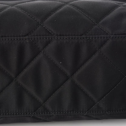 Prada Nylon Tessuto Impuntu Quilted Shoulder Bag Black 11 of 12