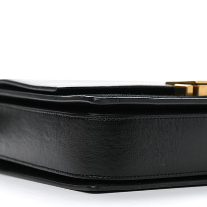 Saint Laurent Smooth Calfskin Suede Medium Bellechasse Black 8 of 10