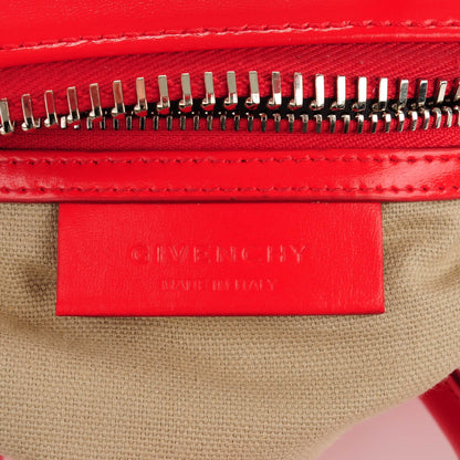 Givenchy Shiny Lord Calfskin Mini Antigona Red 6 of 7