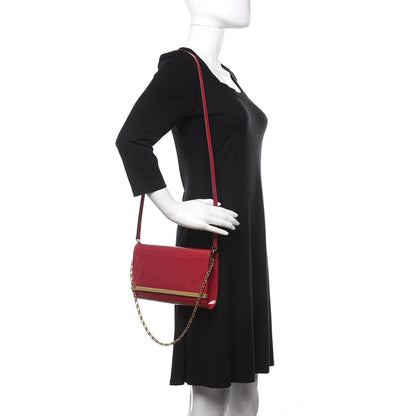 Louis Vuitton Vernis Ana Clutch Rose Indien 2 of 10