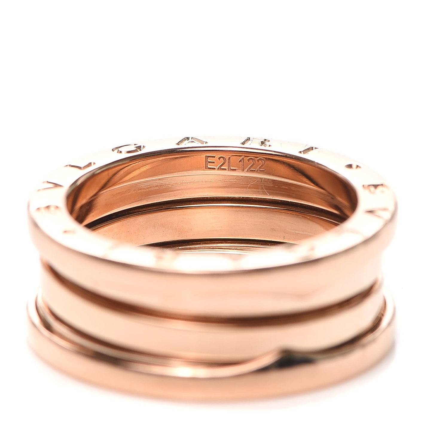 18K Rose Gold B.Zero1 Three-Band Ring 55 7.25