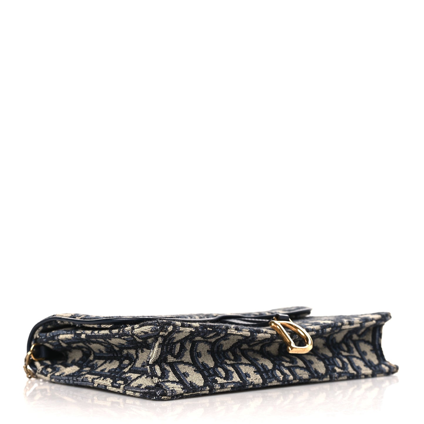 Oblique Saddle Chain Pouch Blue