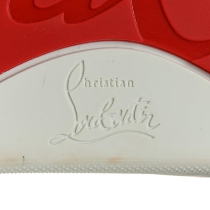 Christian Louboutin CHRISTIAN LOUBOUTIN Veau Velours Strass Dear Pool Flat Platform Slide Sandal 38.5 Black 6 of 8