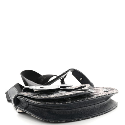 Christian Dior Oblique Saddle Messenger Pouch Blue 4 of 10