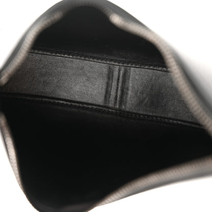 The Row Grained Calfskin Half Moon Shoulder Bag Black 5 of 10
