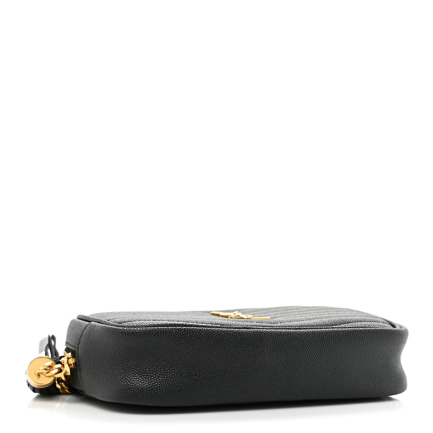 Grain De Poudre Matelasse Monogram Mini Lou Camera Bag Black