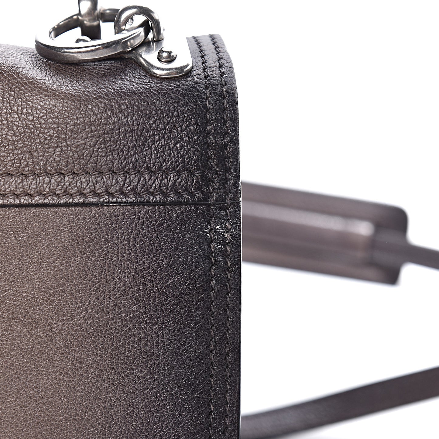 Glace Calfskin Sfumata Cahier Bag Argilla Astrale