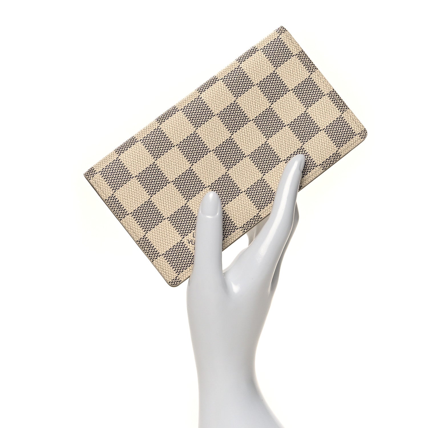 Louis Vuitton Damier Azur Checkbook Cover Wallet 2 of 8