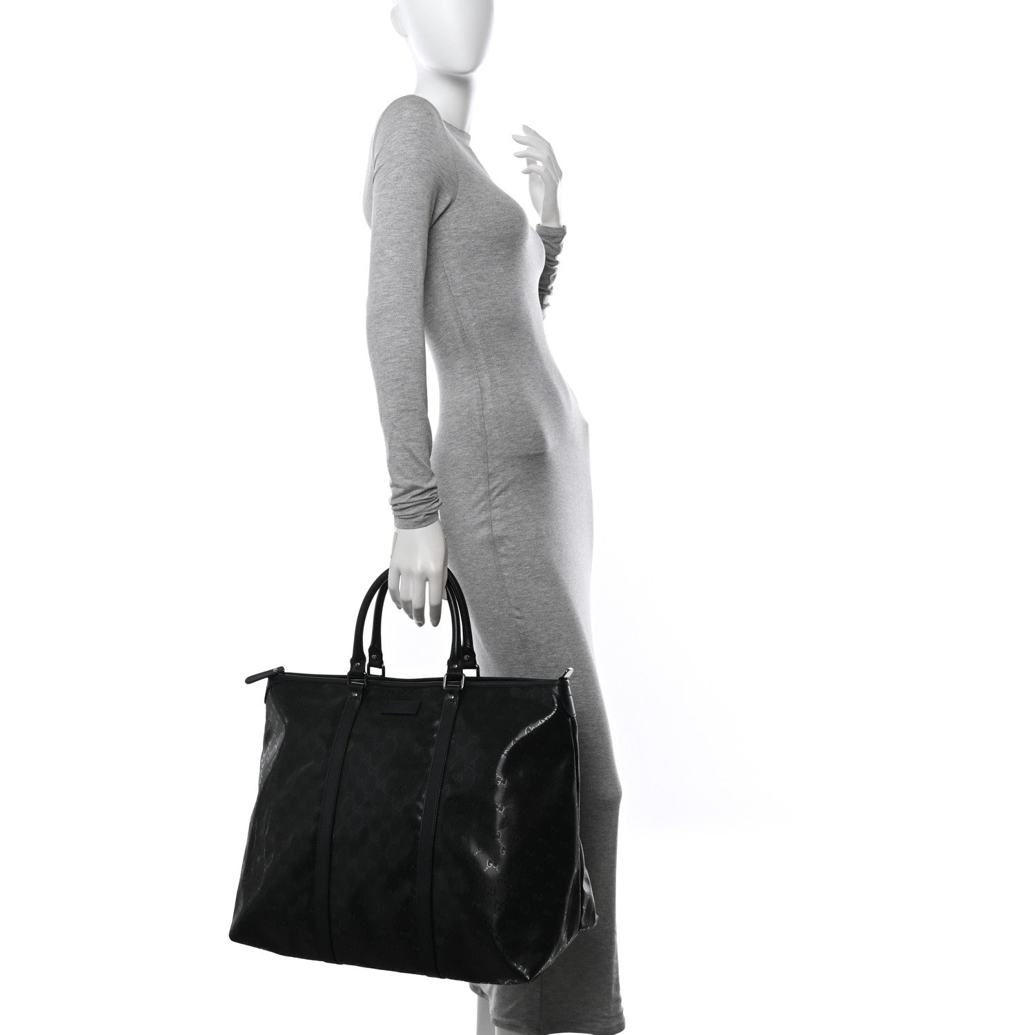 Gucci Imprime Monogram Medium Joy Tote Bag Black 2 of 13