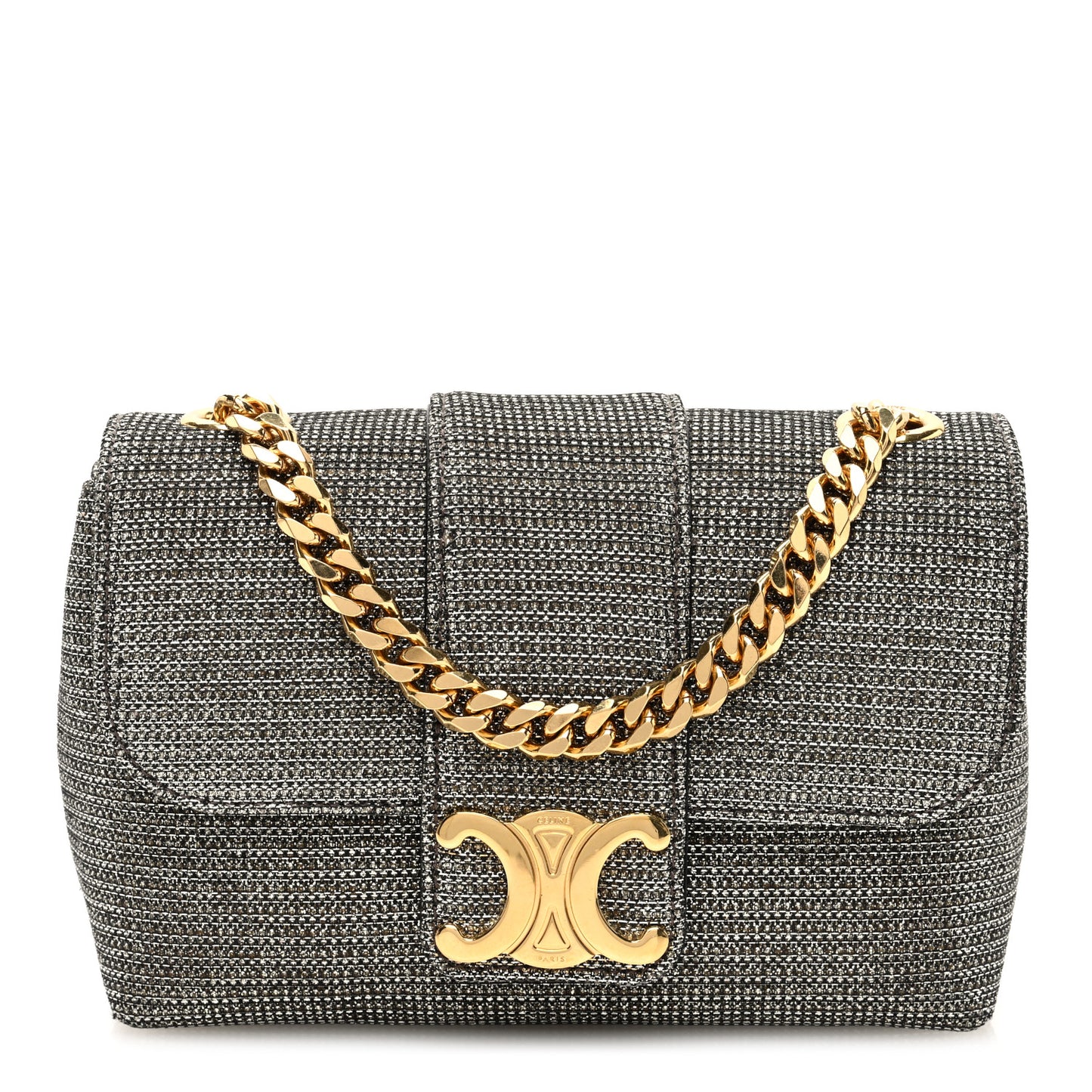 Glitter Textile Teen Victoire Bag Gold