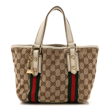 Gucci Monogram Small Jolicoeur Tote White 1 of 15