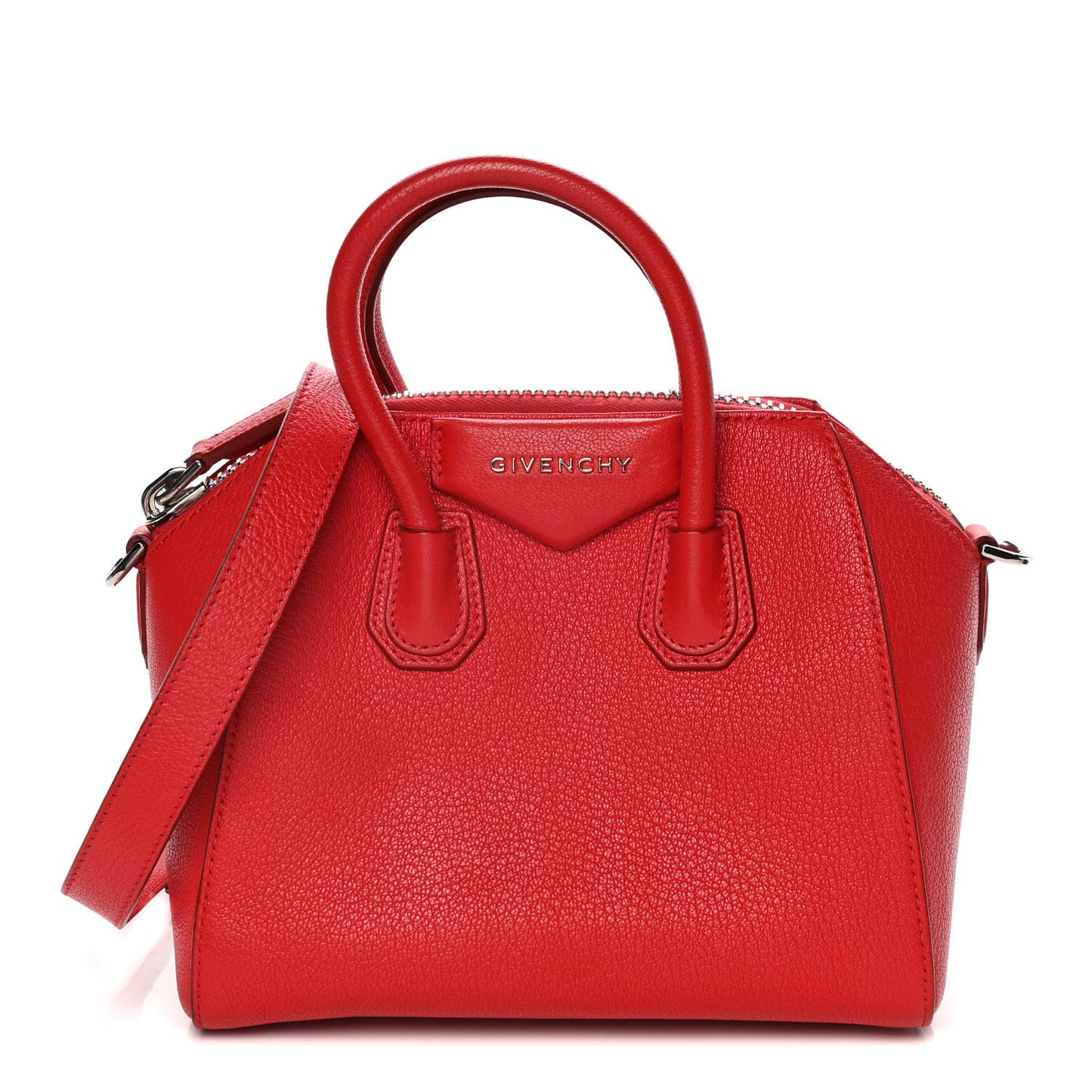 Sugar Goatskin Mini Antigona Red