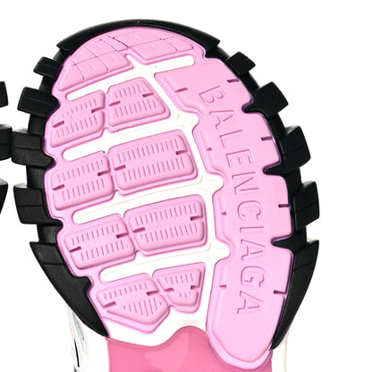 Balenciaga Rubber Mesh Tri-Color Womens Track.2 Open Sneakers 39 Pink Grey White 5 of 7