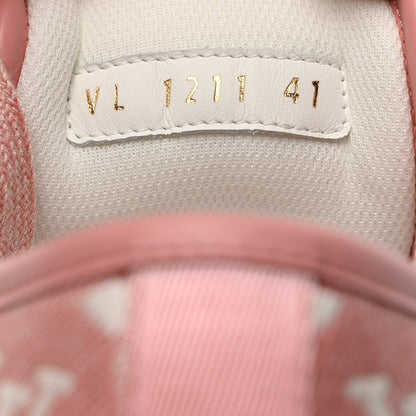 Louis Vuitton Denim Monogram Squad Sneakers 41 Pink 6 of 9