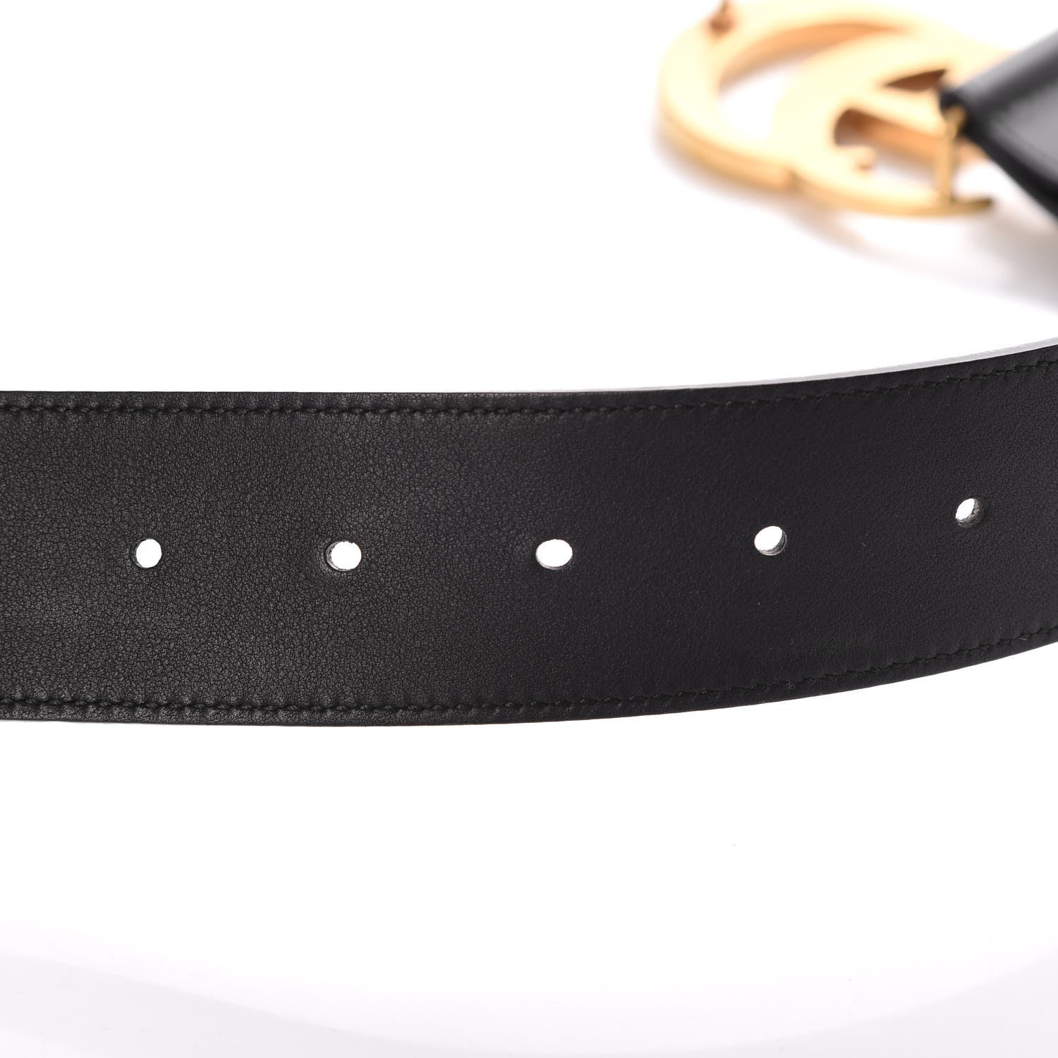 Gucci Calfskin Double G 40mm Belt 80 32 Black 6 of 7