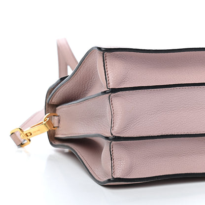 Miu Miu Goatskin Madras Top Handle Bag Mughetto 6 of 7