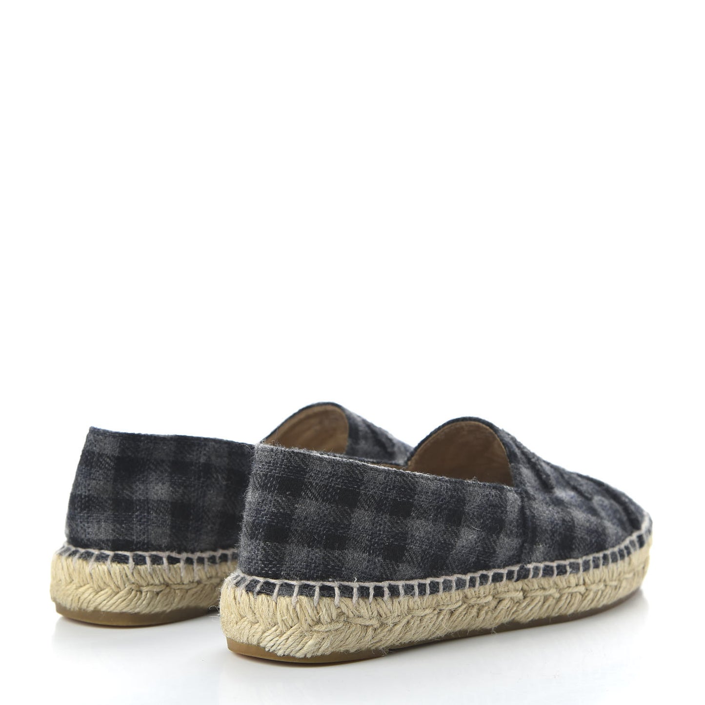 Flannel CC Espadrilles 36 Dark Grey Black