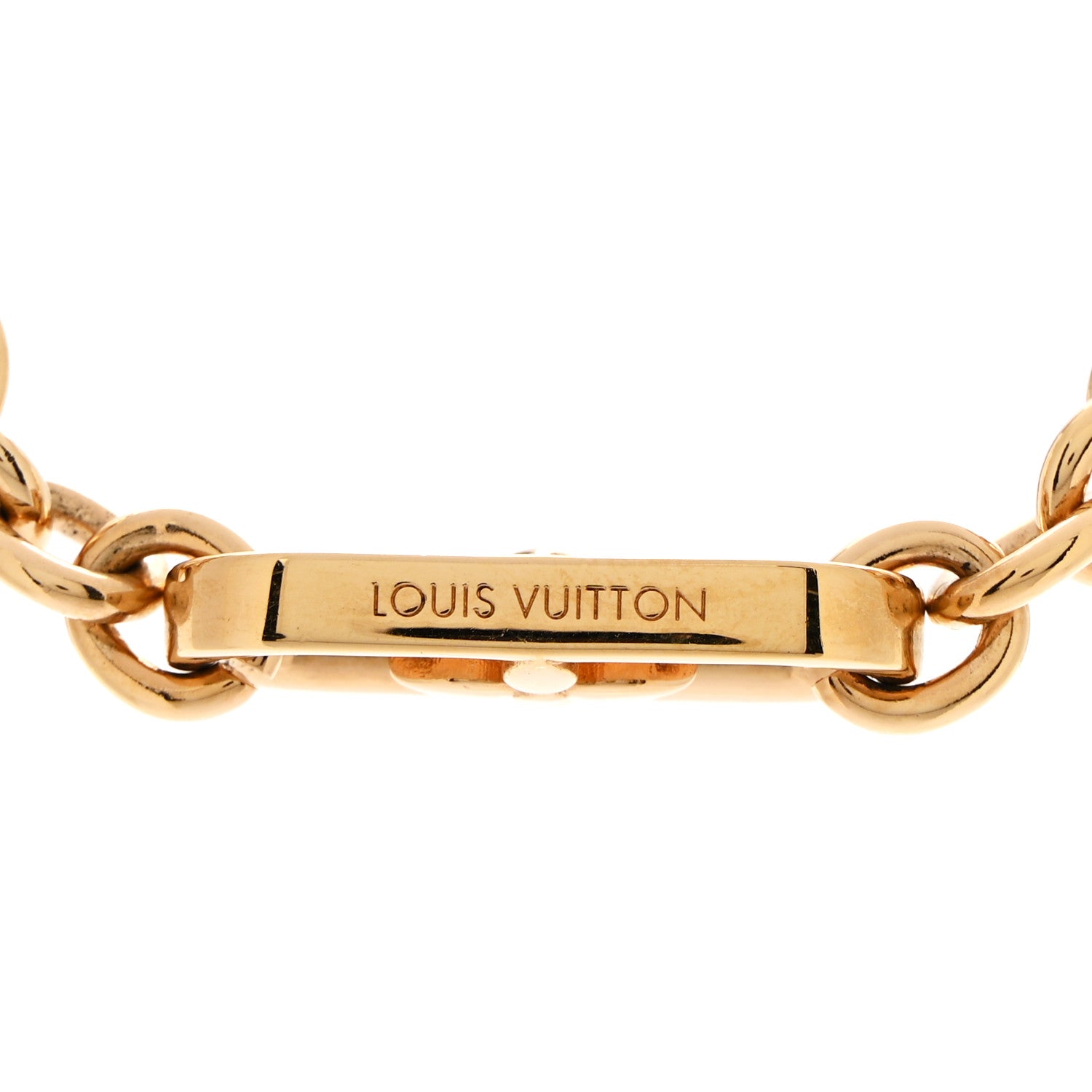 Louis Vuitton Metal My LV Chain Necklace Gold 5 of 6