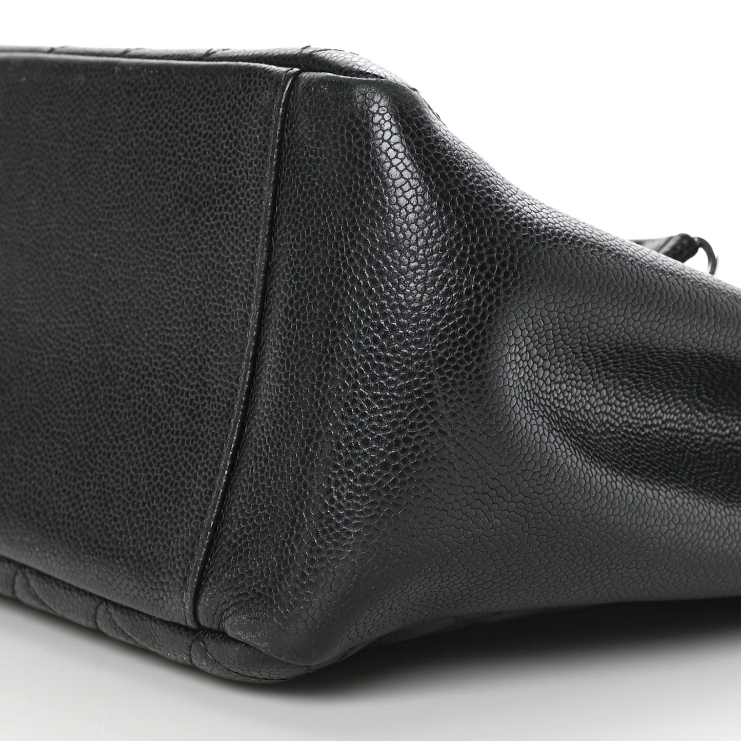 Caviar Quilted Grand Shopping Tote GST Black