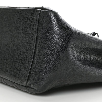 Chanel Caviar Quilted Grand Shopping Tote GST Black 10 of 11