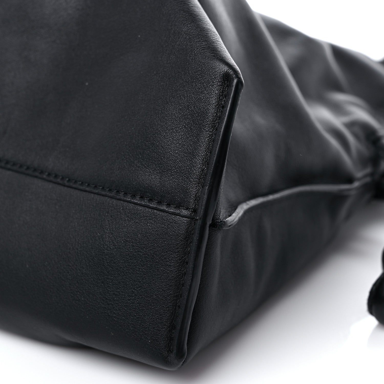 Loewe Nappa Flamenco Knot Clutch Black 7 of 8