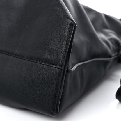 Loewe Nappa Flamenco Knot Clutch Black 7 of 8