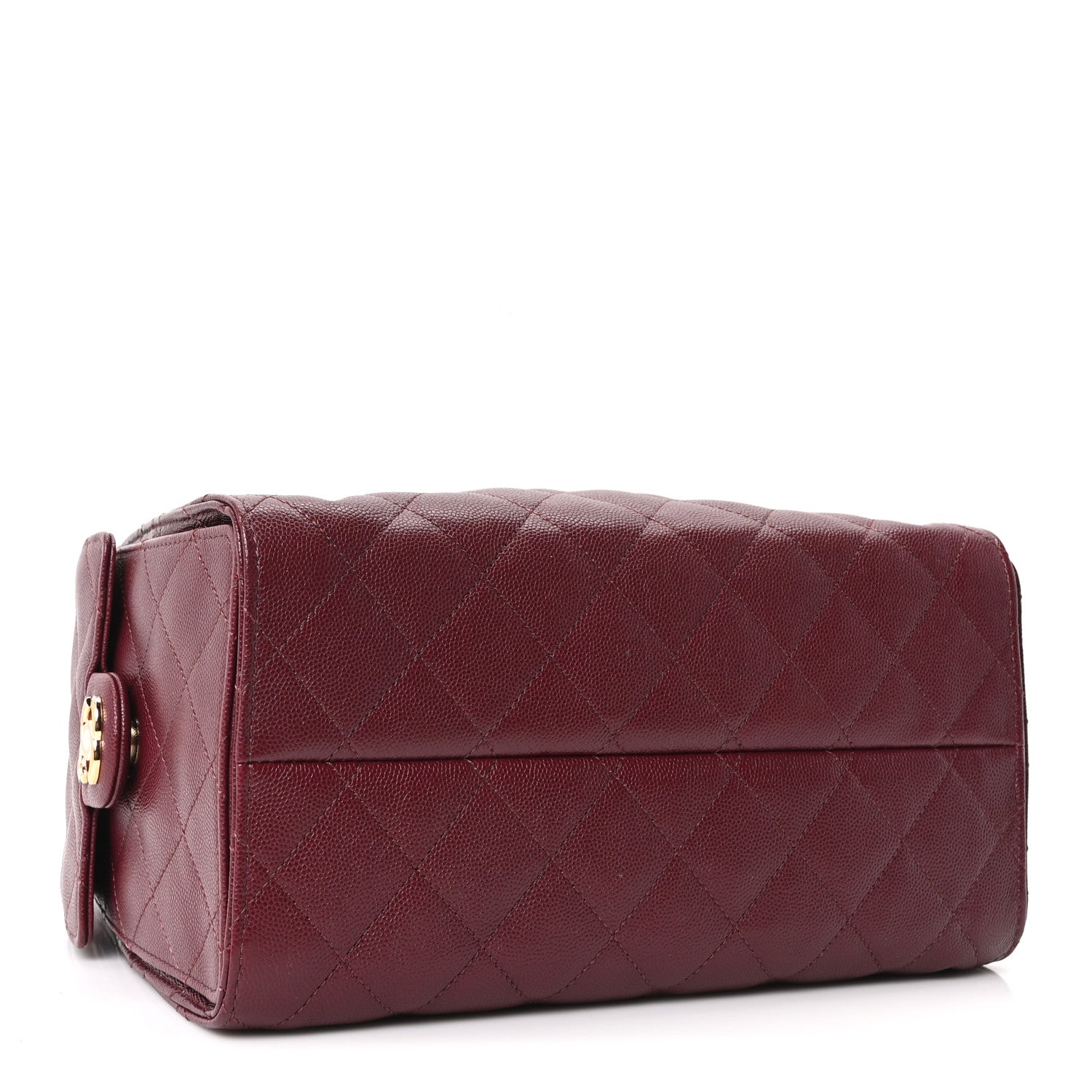 Chanel Caviar Quilted Small Chanel 25 Handbag Dark Burgundy 4 of 10