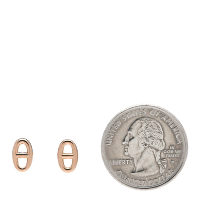 Hermes 18K Rose Gold TPM Farandole Stud Earrings 2 of 6