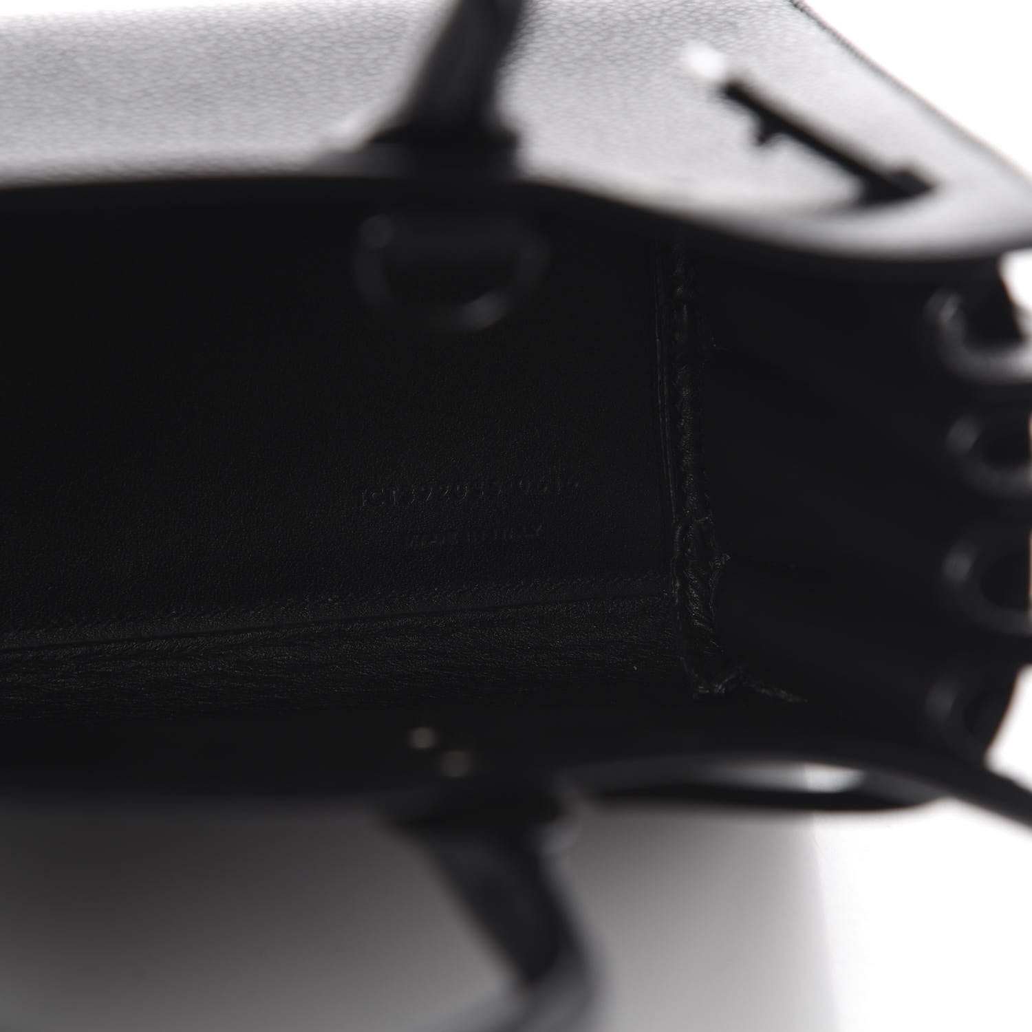 Saint Laurent Grained Calfskin Nano Sac De Jour Black 9 of 12